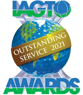 Tee Times Golf Agency. IAGTO Awards Winner. Outstanding Service 2021